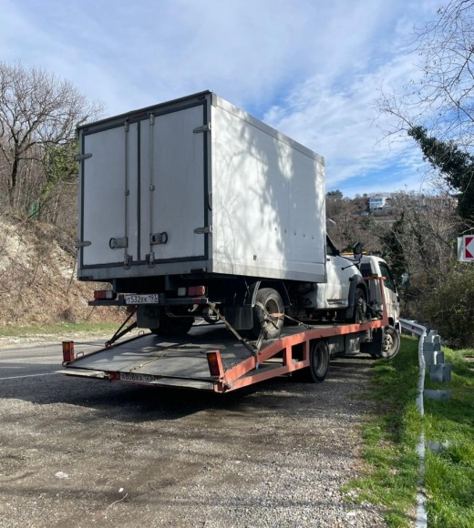 Эвакуация газелей в Ялте